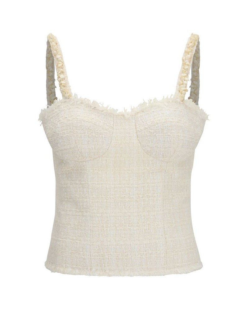 Balmain Beige Polyester Blouse Glam Steals