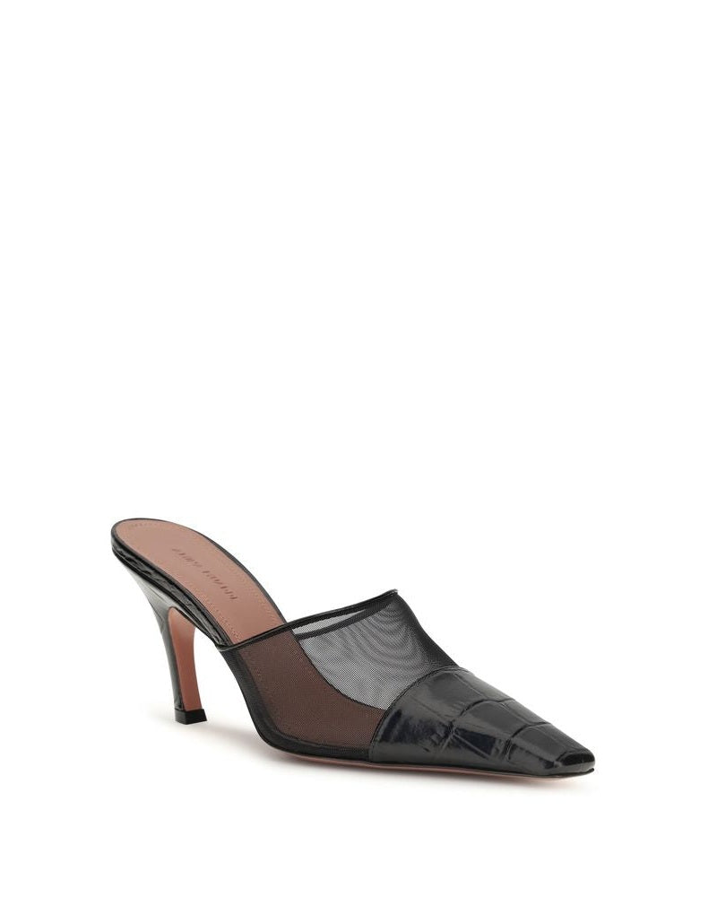Black Calf Leather Bos Taurus Mules Glam Steals