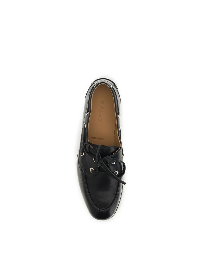 Bally Black Slip On Loafers Glam Steals