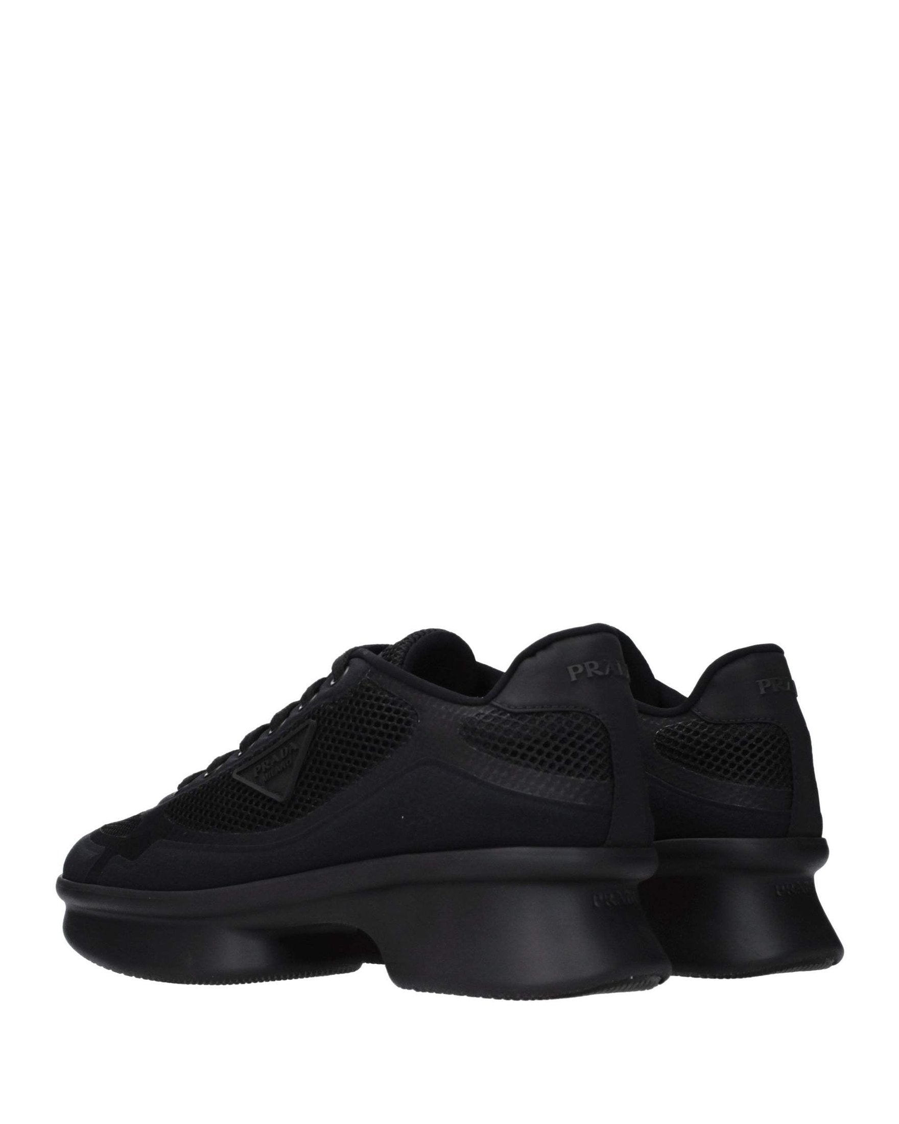Black Fabric Low Top Sneakers Glam Steals