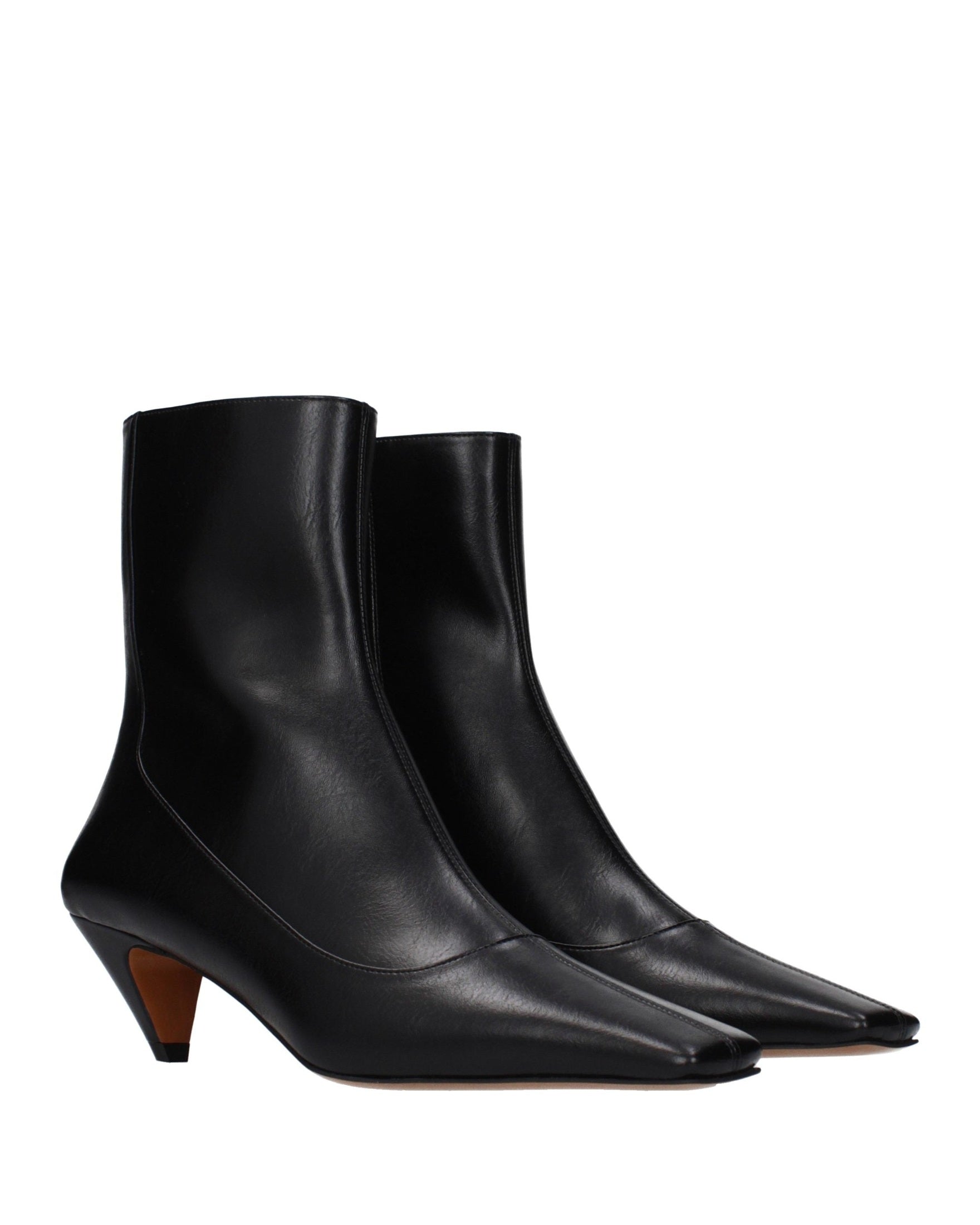 Black Leather Ankle Boots Glam Steals
