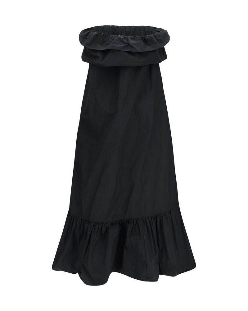 Saint Laurent Black Polyester Casual Dress Glam Steals