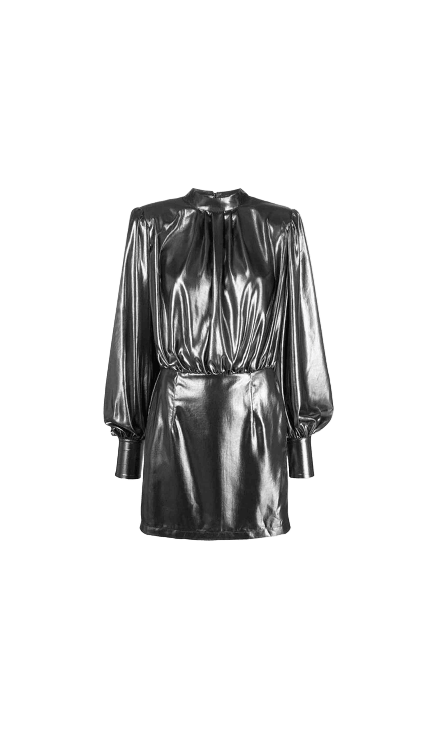 Blanca Vita Abelia Laminated Mini Dress Glam Steals