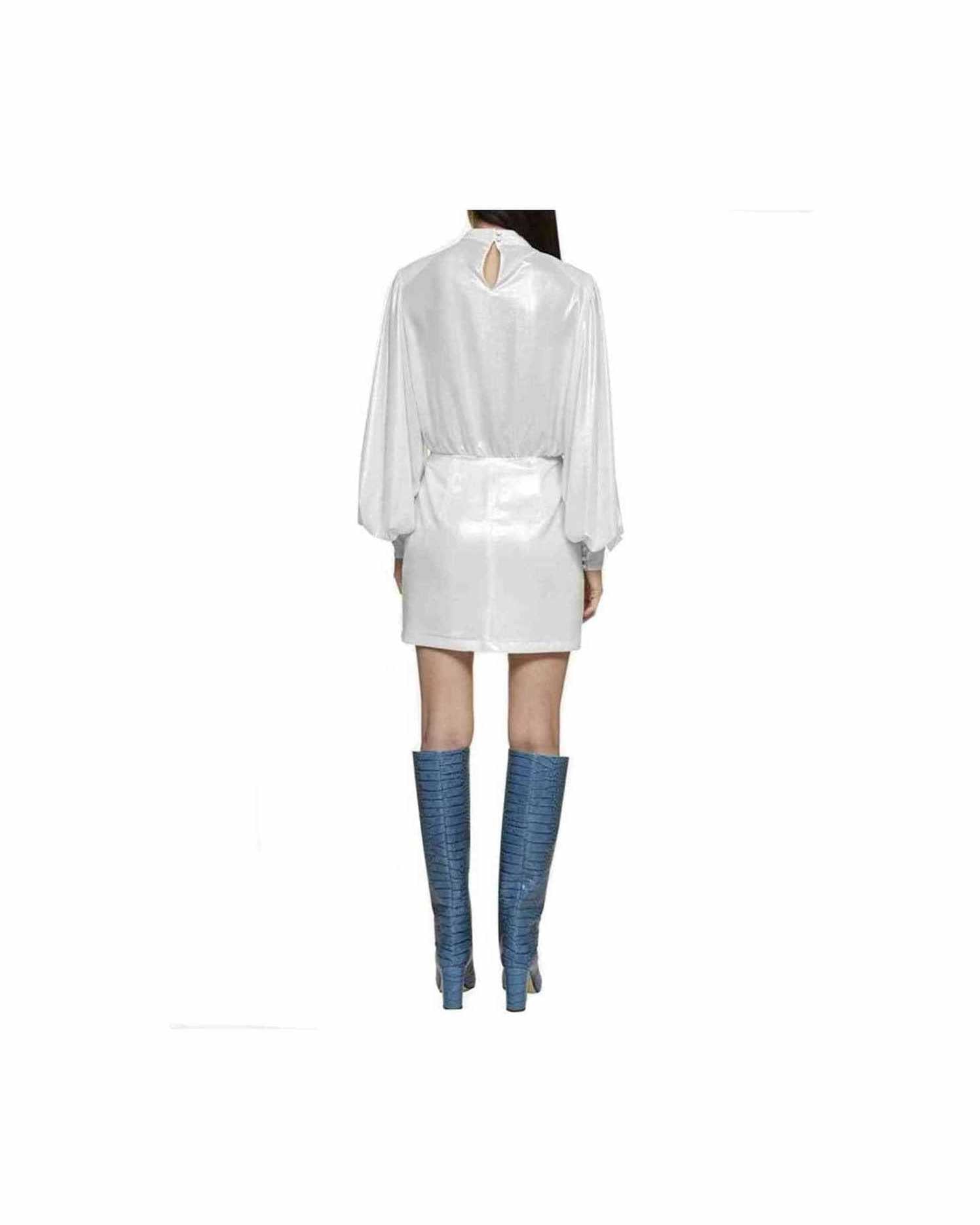 Blanca Vita Abelia Laminated Mini Dress Glam Steals