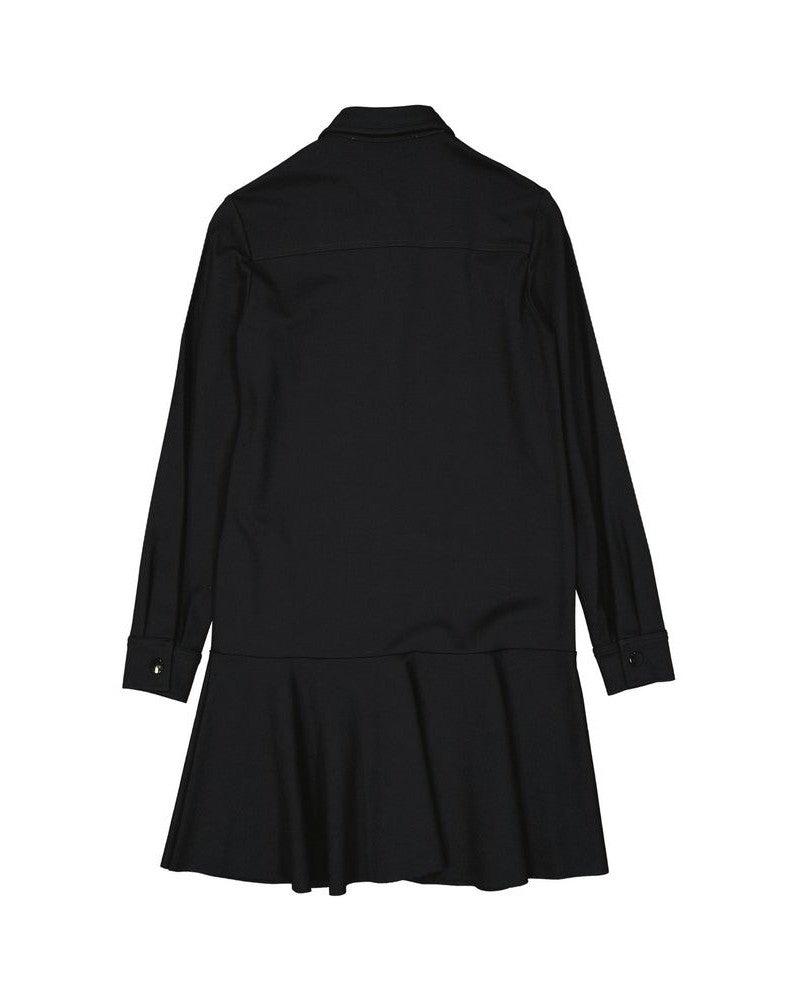 Blanca Vita Black Elastane Dress Dresses