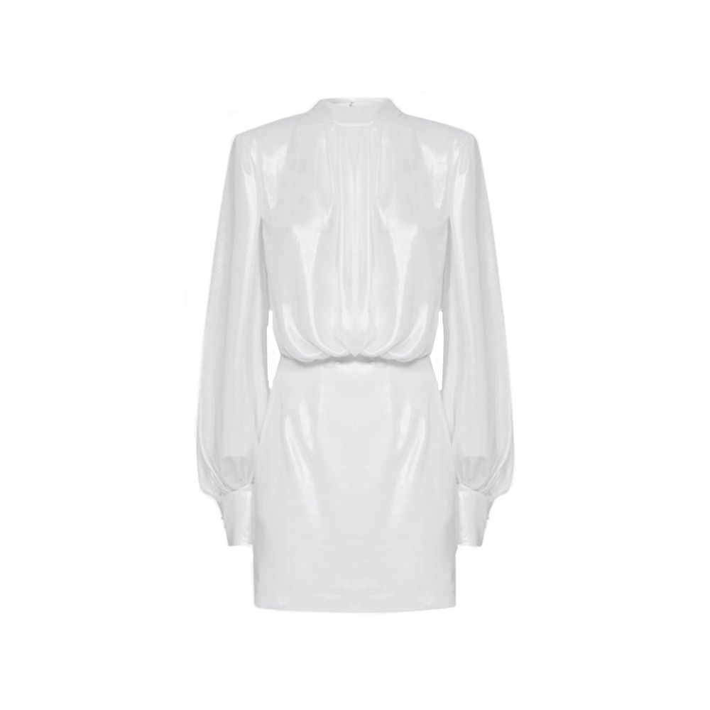 Blanca Vita White Polyester Dress Glam Steals