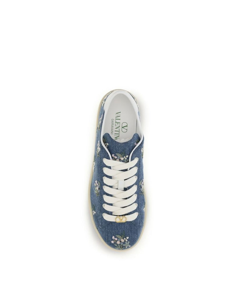 Valentino Garavani Blue Low Top Sneakers Glam Steals