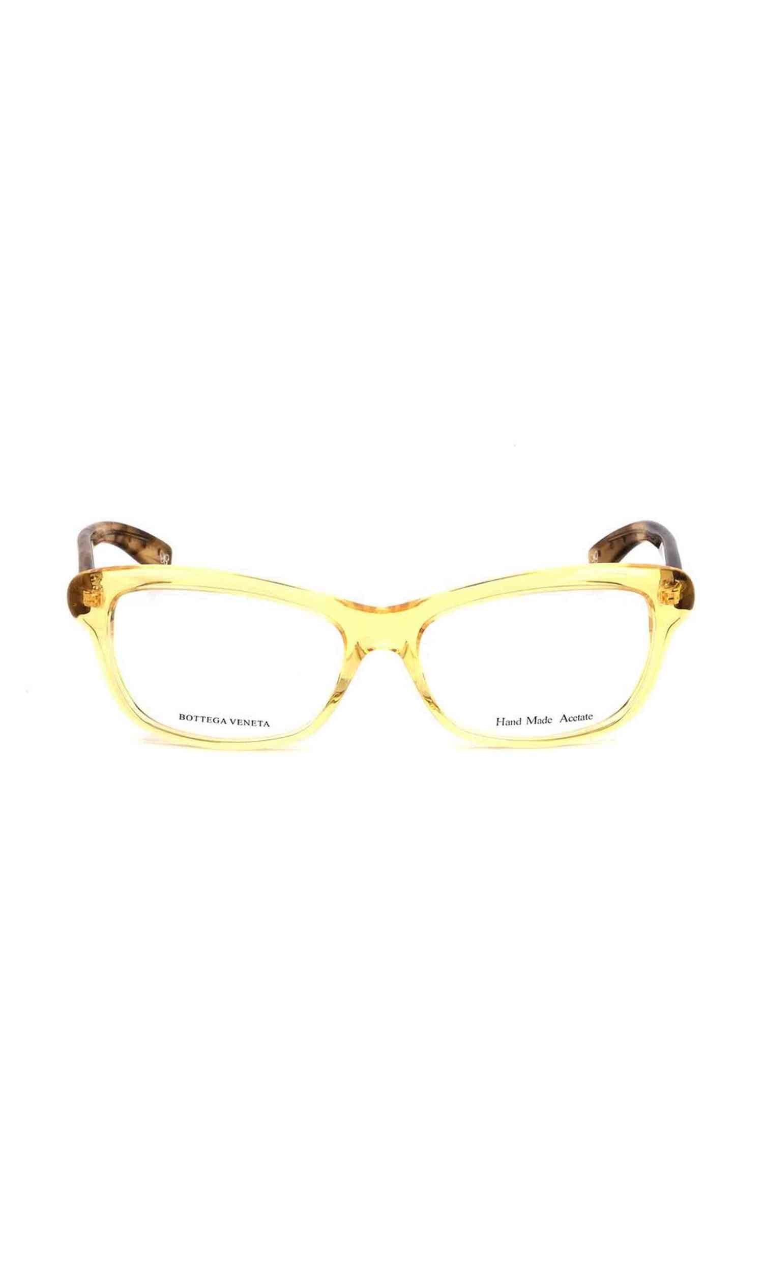 Bottega Veneta Acetate Orange Frame Glam Steals