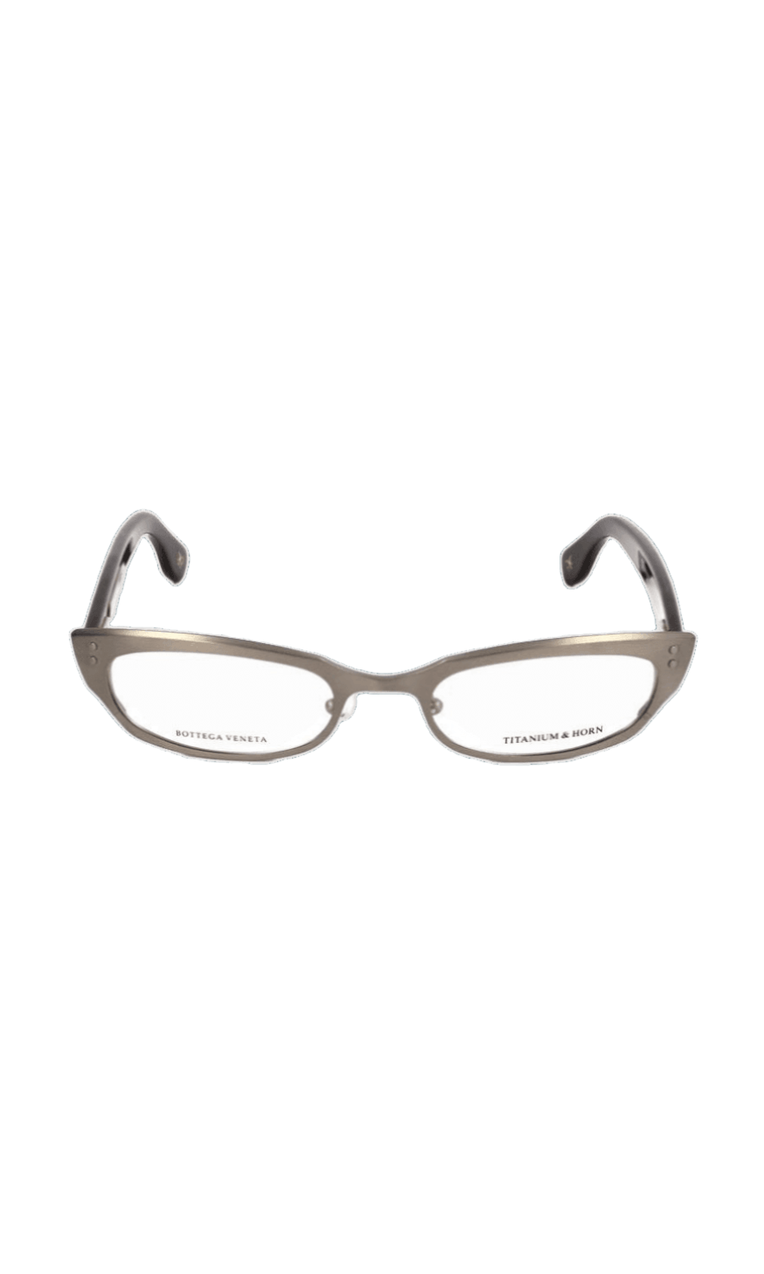 Bottega Veneta Bicolor Titanium Frame Glam Steals