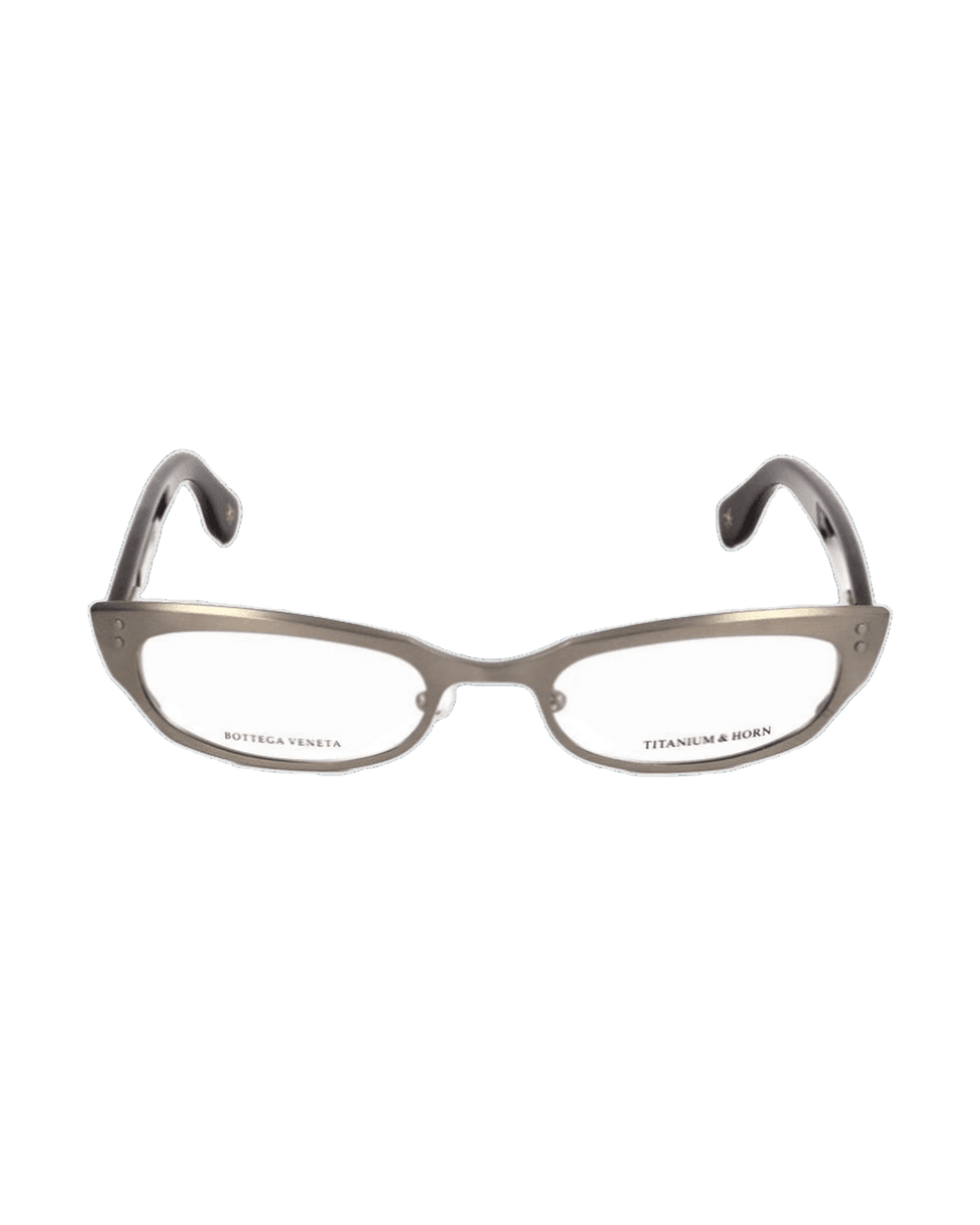 Bottega Veneta Bicolor Titanium Frame Glam Steals