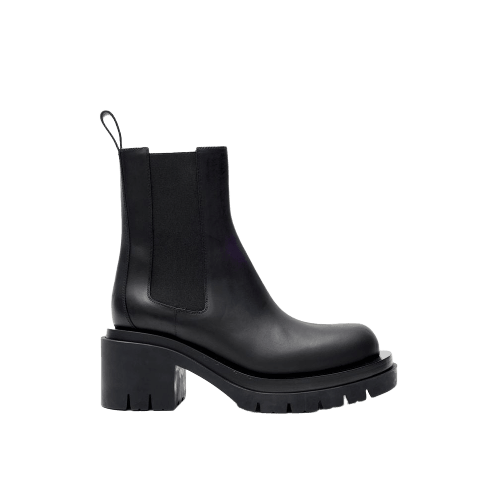 Bottega Veneta Black Leather Boot Glam Steals