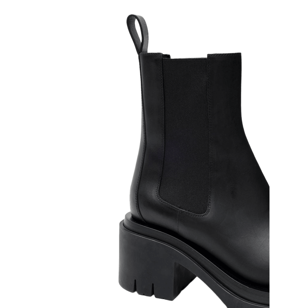 Bottega Veneta Black Leather Boot Glam Steals