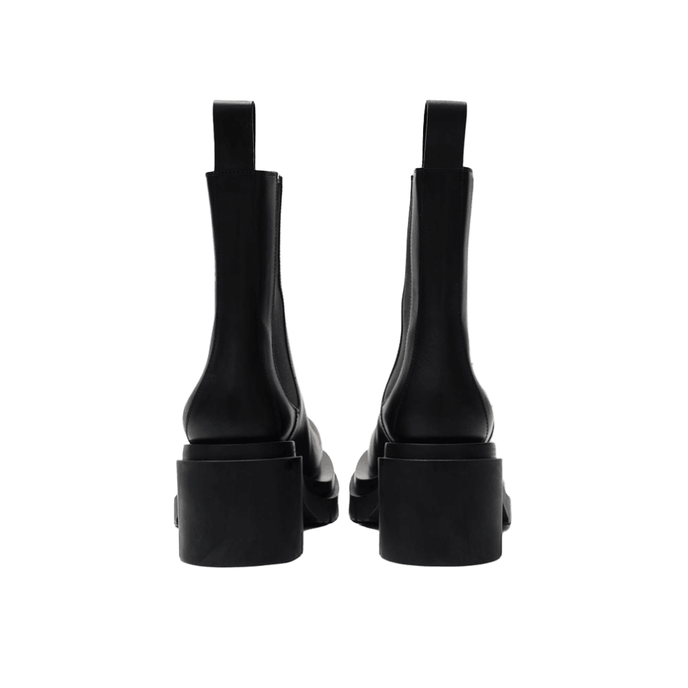 Bottega Veneta Black Leather Boot Glam Steals
