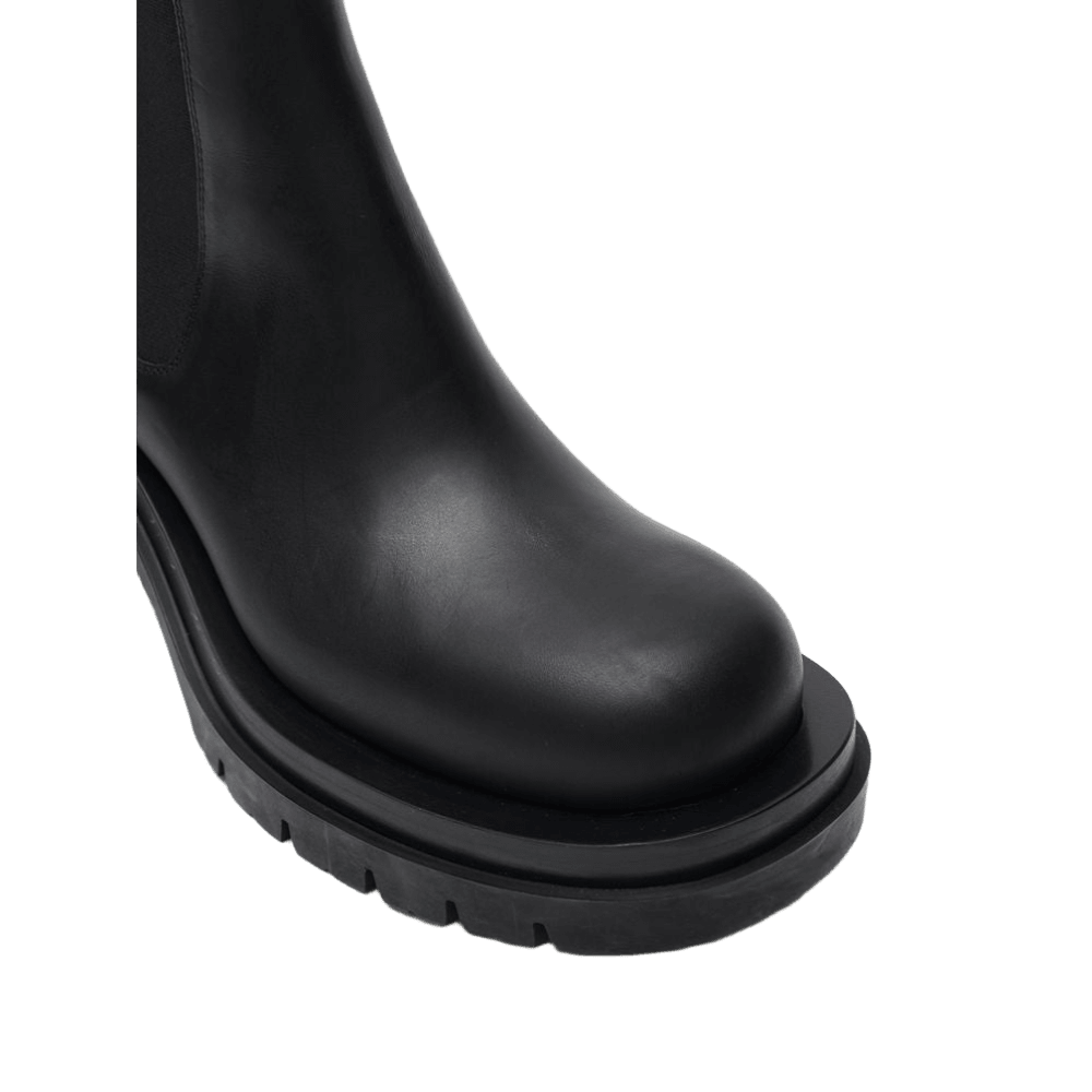 Bottega Veneta Black Leather Boot Glam Steals
