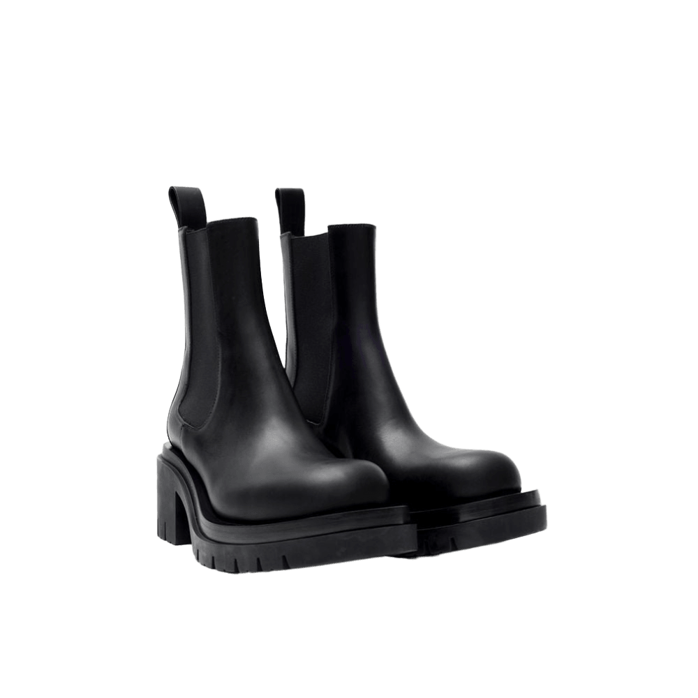 Bottega Veneta Black Leather Boot Glam Steals