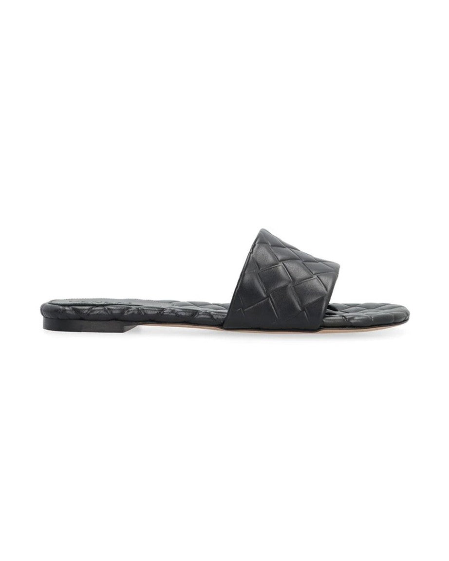 Bottega Veneta Black Leather Lamb Mules Glam Steals