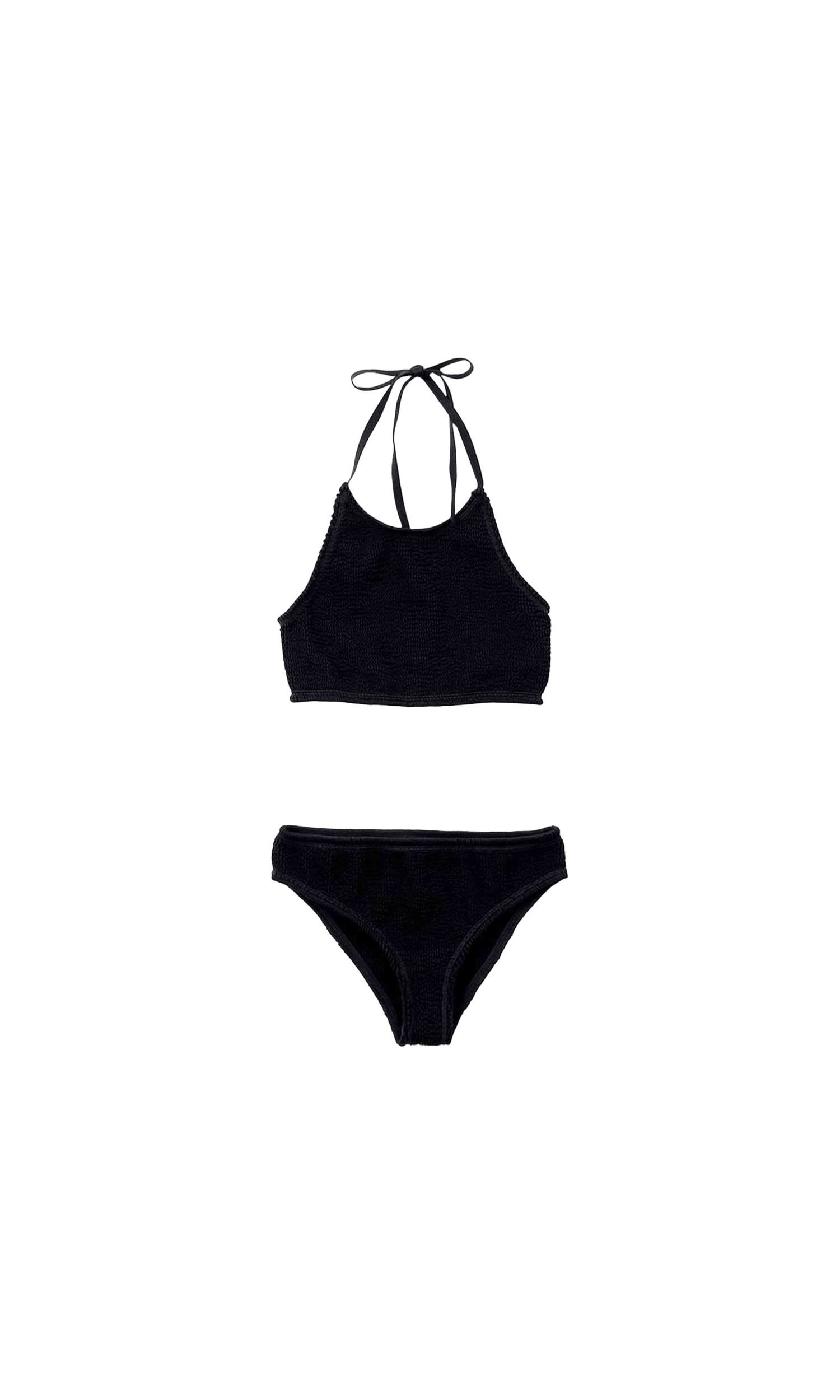 Bottega Veneta Black Polyamide Bikini Glam Steals
