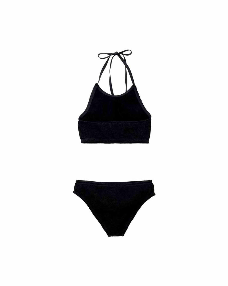 Bottega Veneta Black Polyamide Bikini Glam Steals