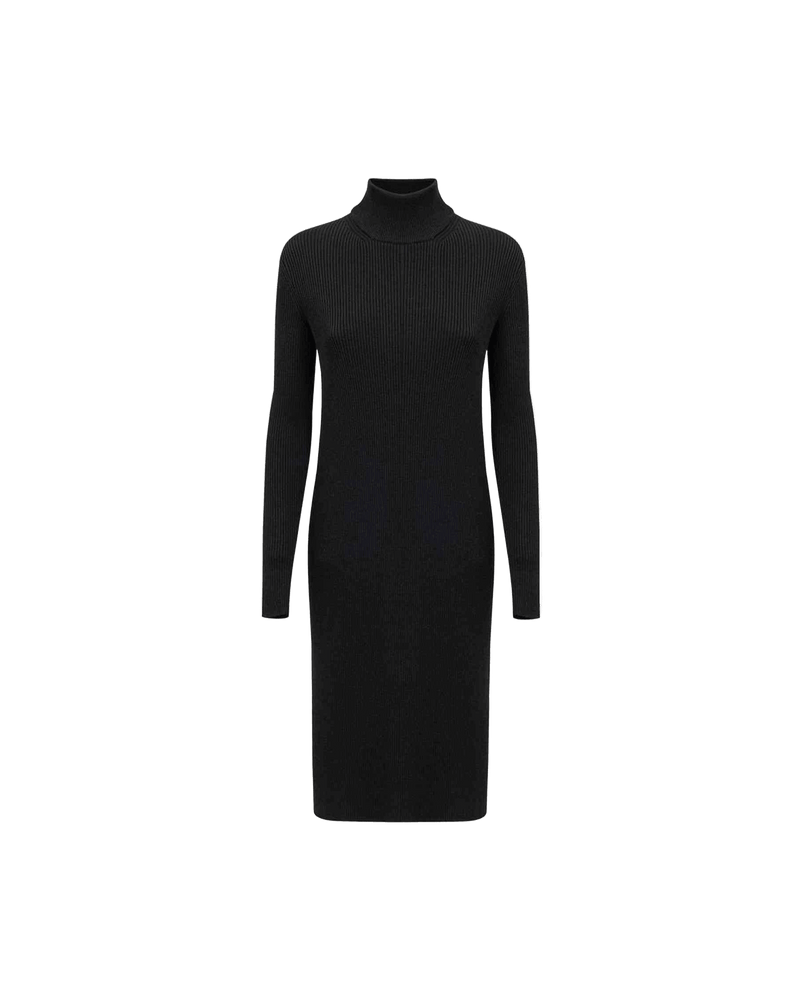 Bottega Veneta Black Wool Dress Glam Steals
