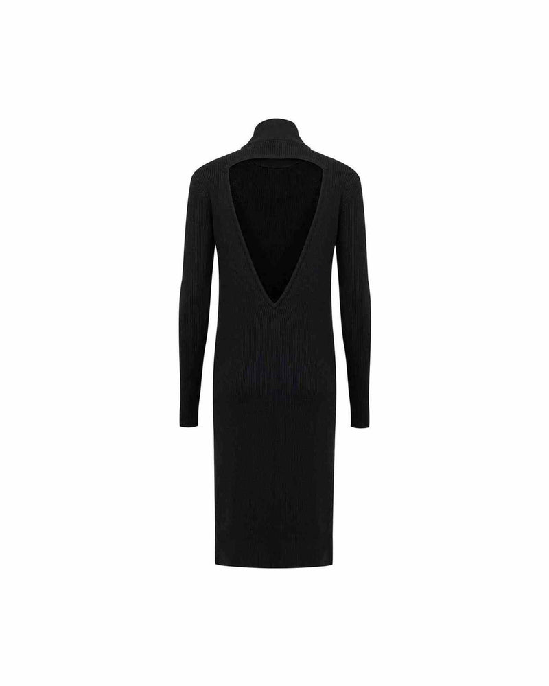 Bottega Veneta Black Wool Dress Glam Steals