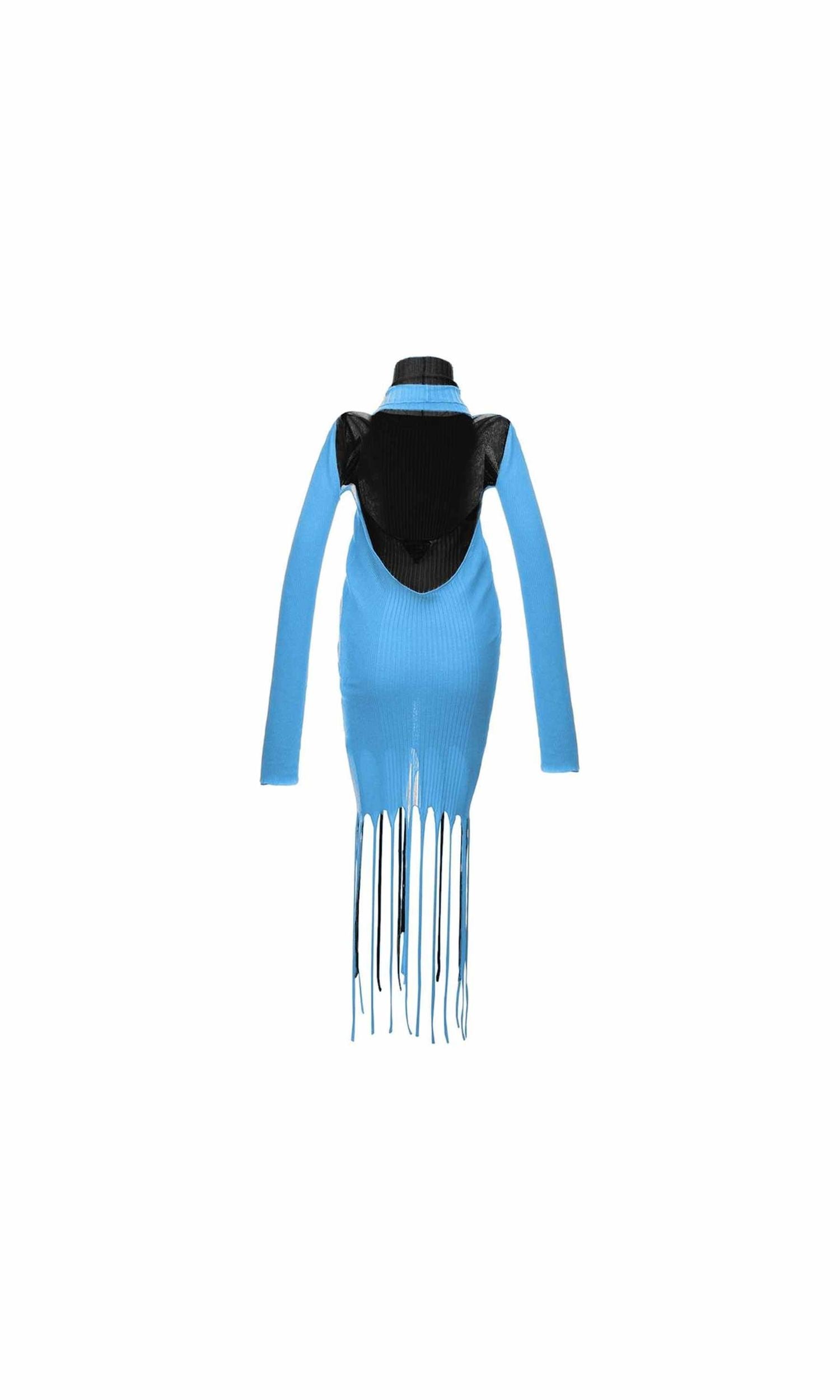 Bottega Veneta Blue Cotton Long Glam Steals