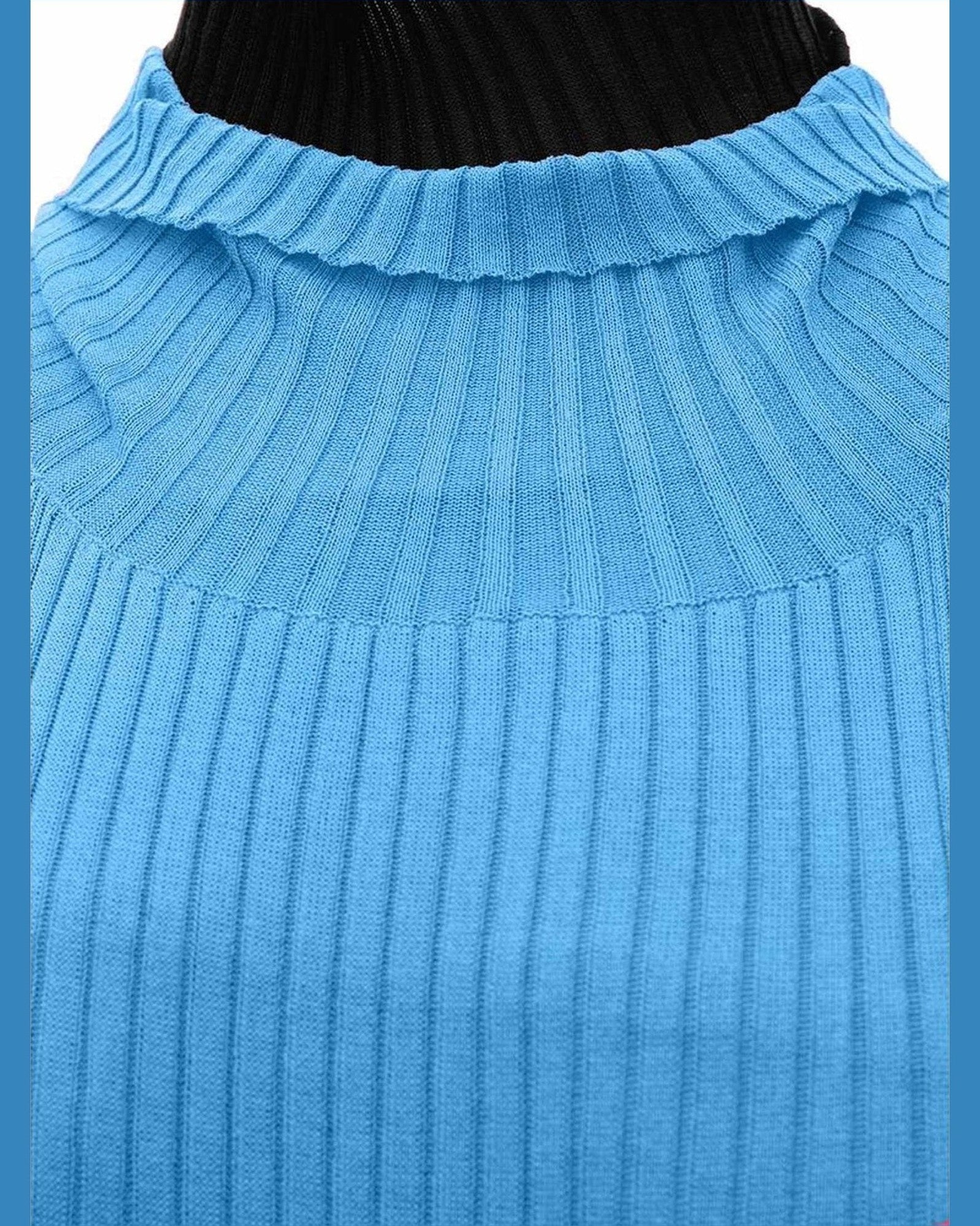 Bottega Veneta Blue Cotton Long Glam Steals