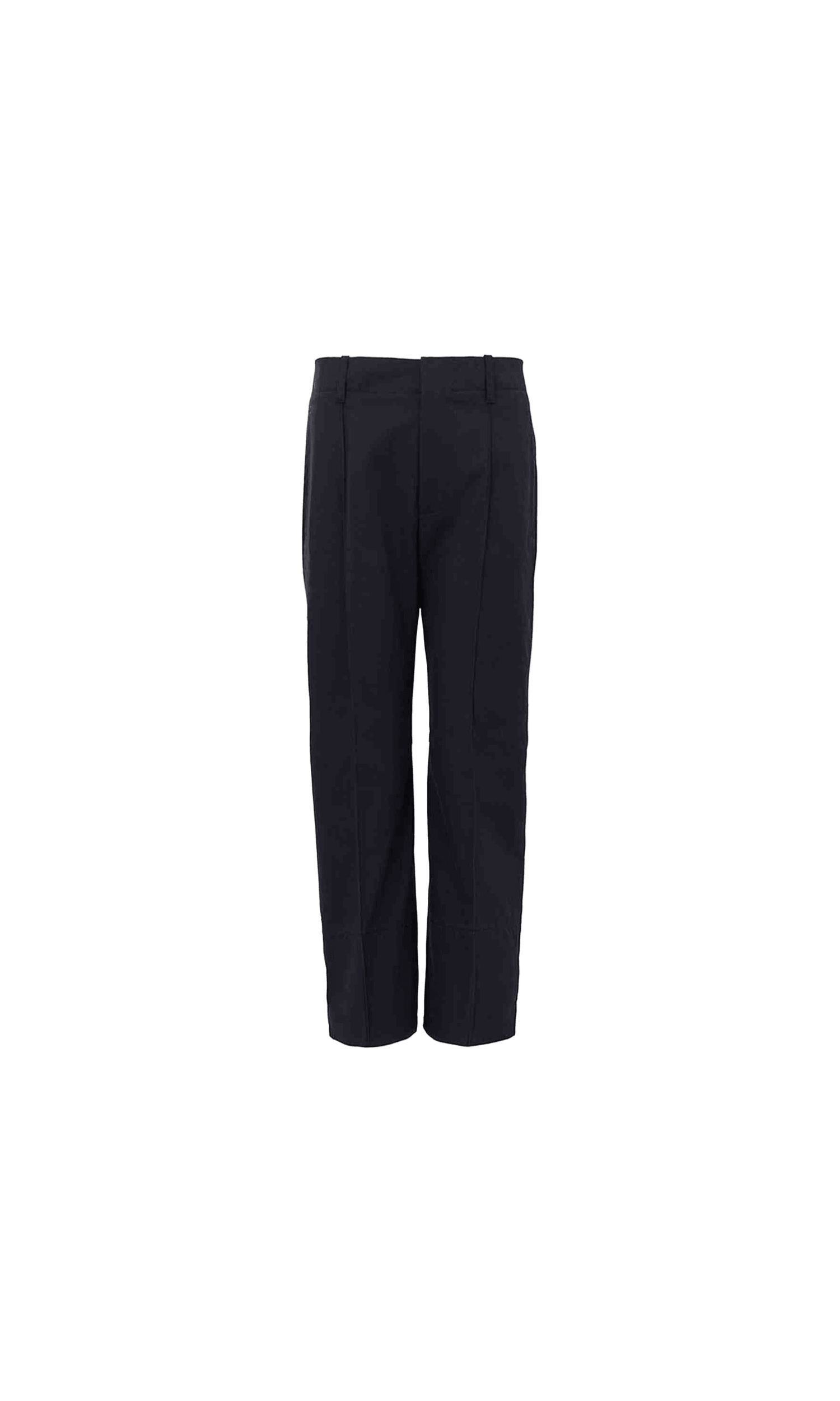 Bottega Veneta Blue Cotton Navy Pant Glam Steals