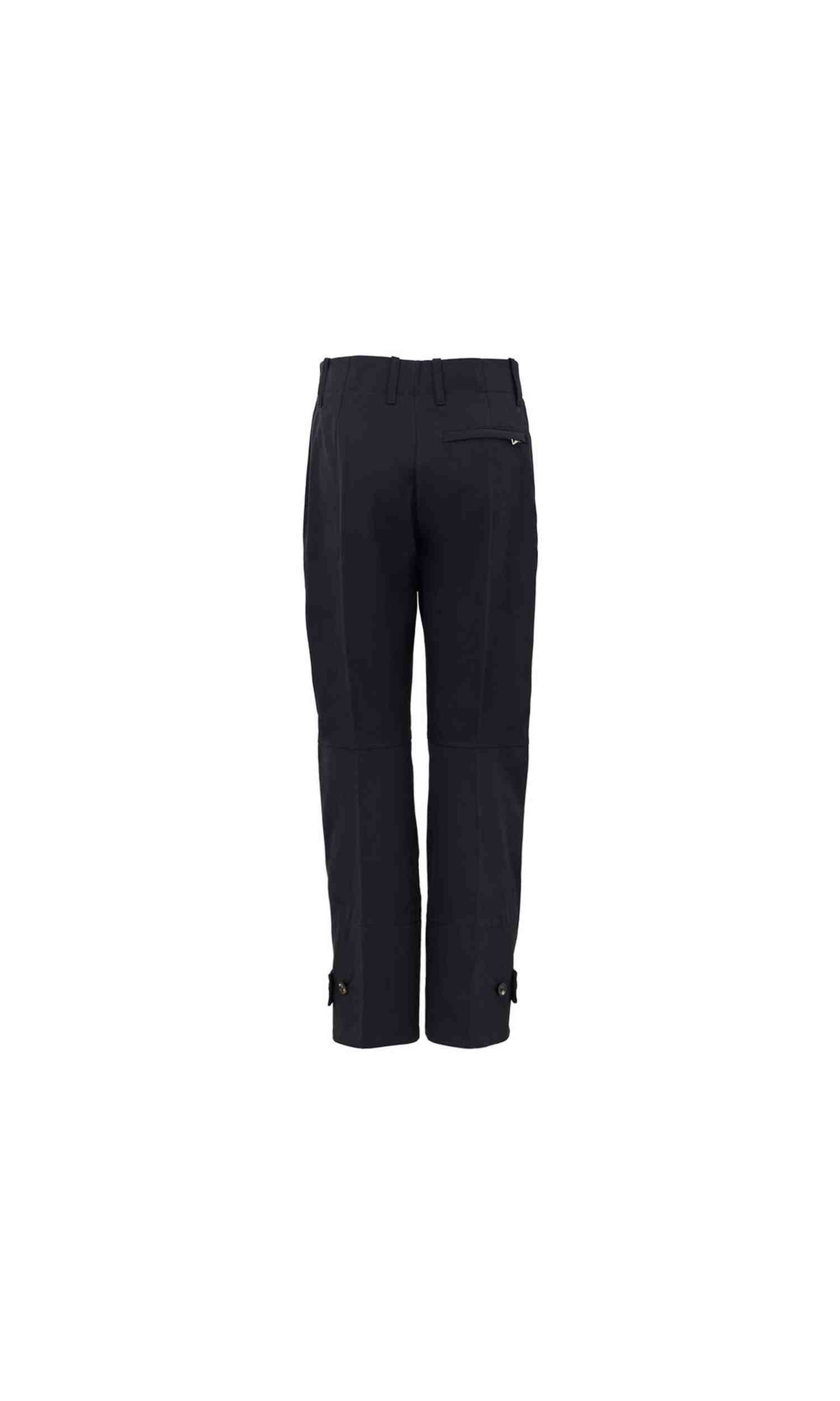 Bottega Veneta Blue Cotton Navy Pant Glam Steals