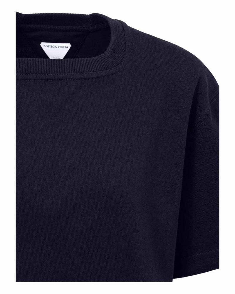 Bottega Veneta Blue Cotton T-Shirt Glam Steals