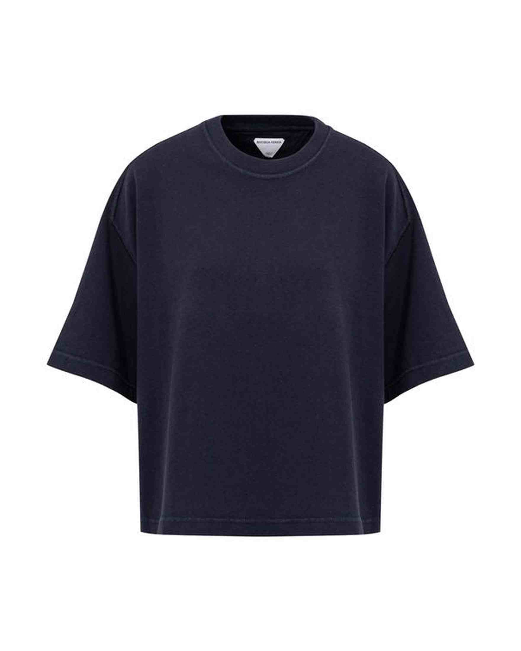 Bottega Veneta Blue Cotton T-Shirt Glam Steals