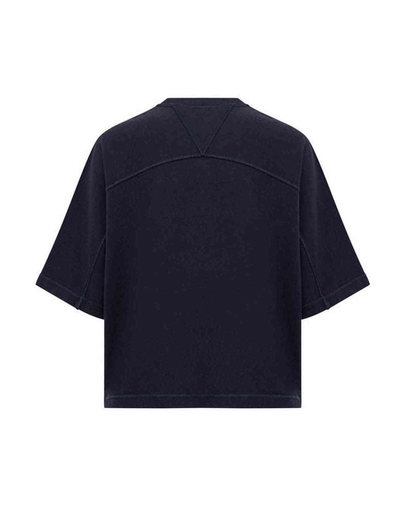 Bottega Veneta Blue Cotton T-Shirt Glam Steals