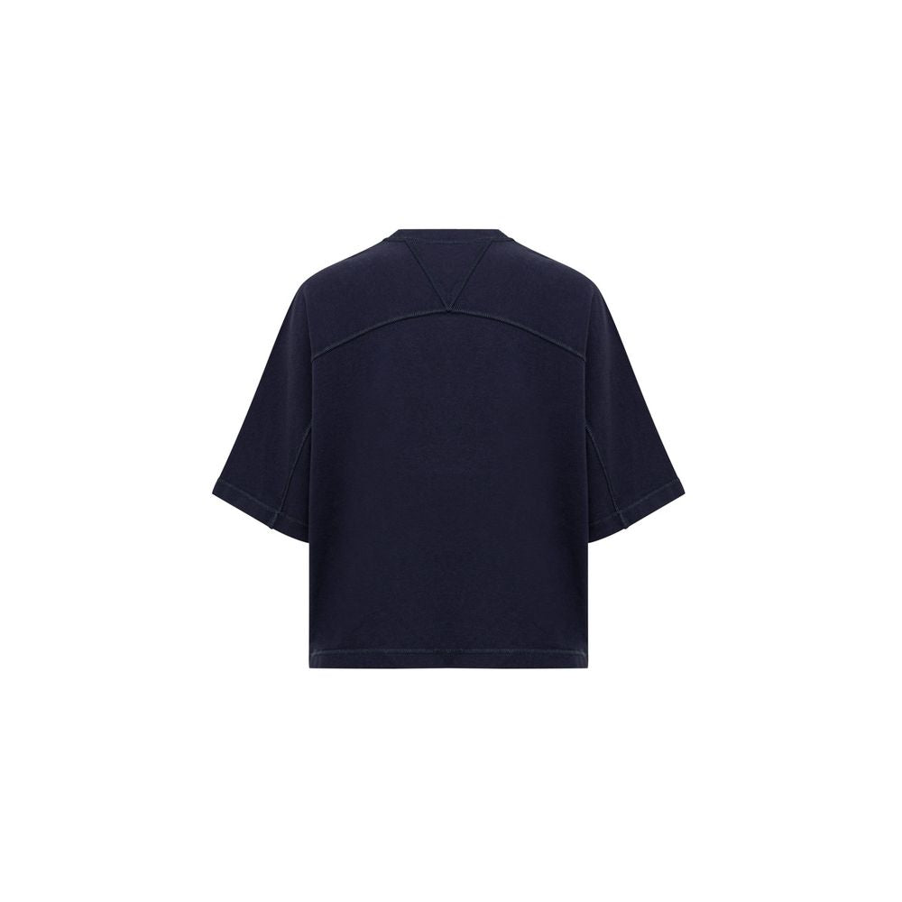 Bottega Veneta Blue Cotton T-Shirt Glam Steals