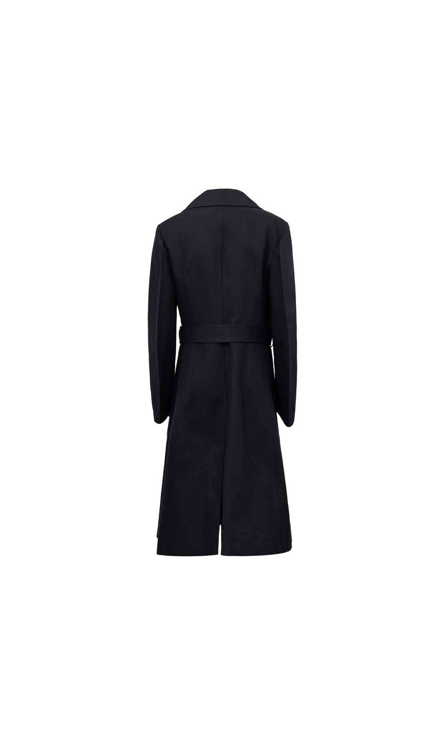 Bottega Veneta Blue Cotton Trench Coat Glam Steals