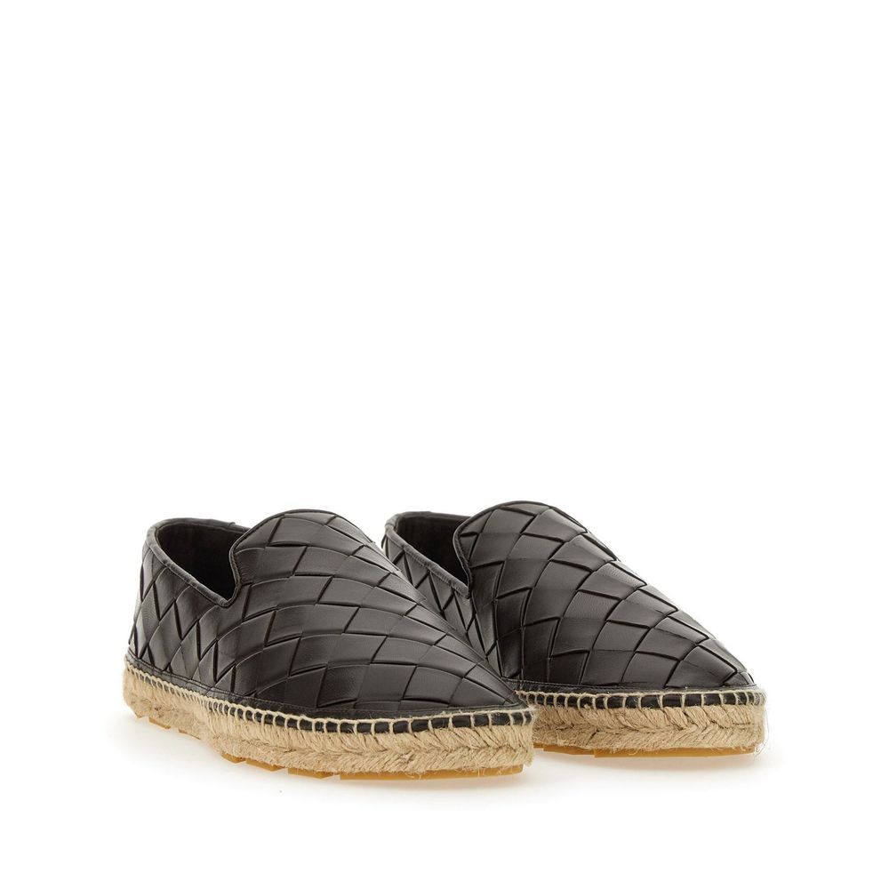 Bottega Veneta Brown Calfskin Espadrilles Glam Steals
