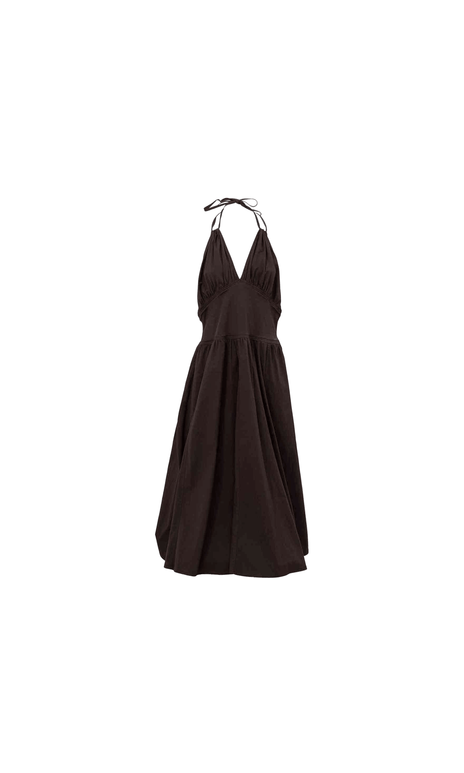 Bottega Veneta Brown Cotton Long Glam Steals