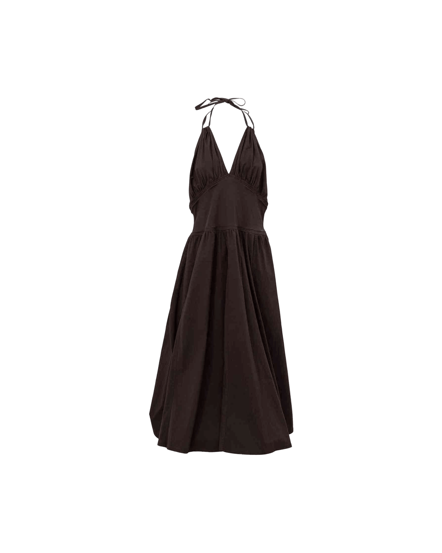 Bottega Veneta Brown Cotton Long Glam Steals