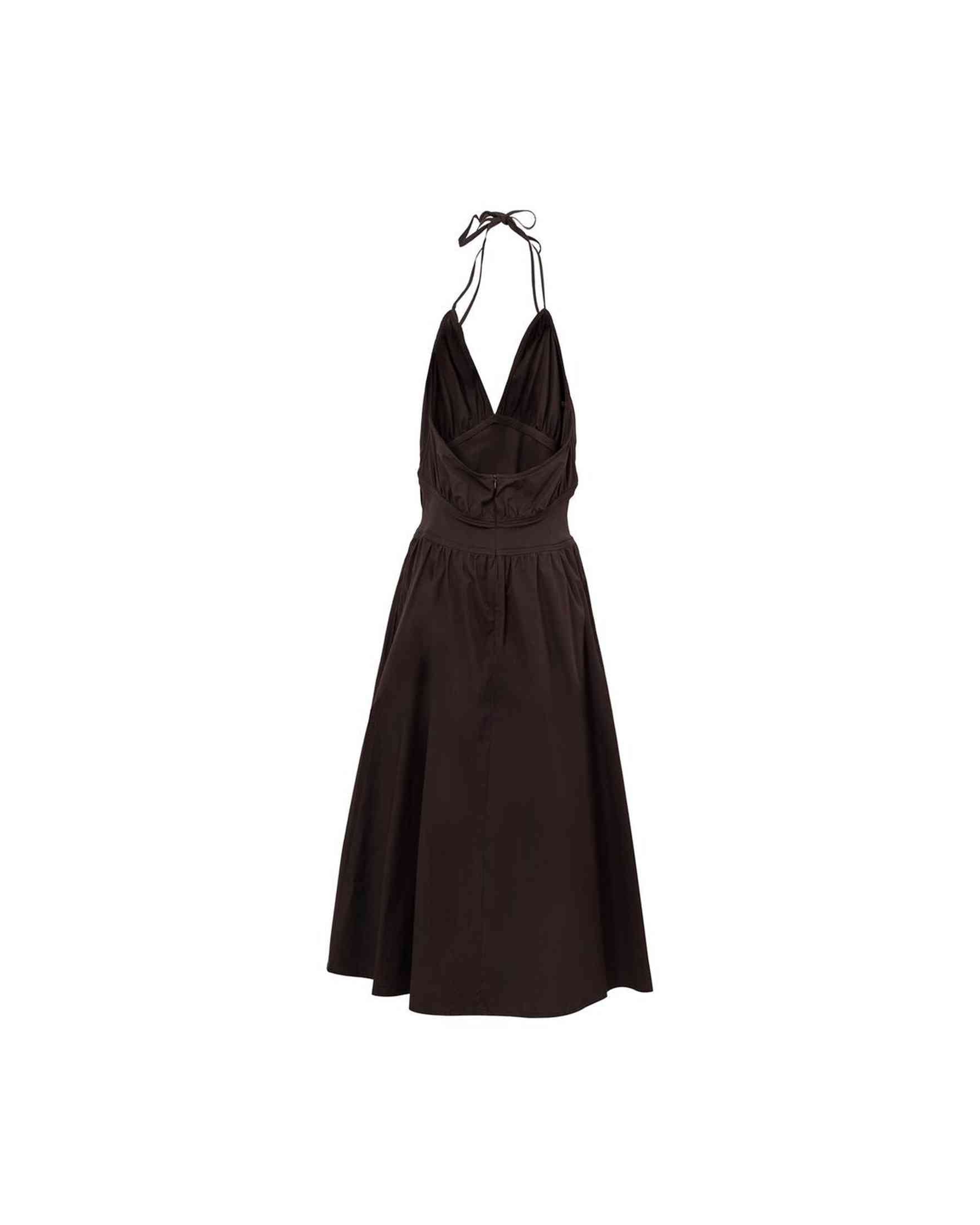 Bottega Veneta Brown Cotton Long Glam Steals