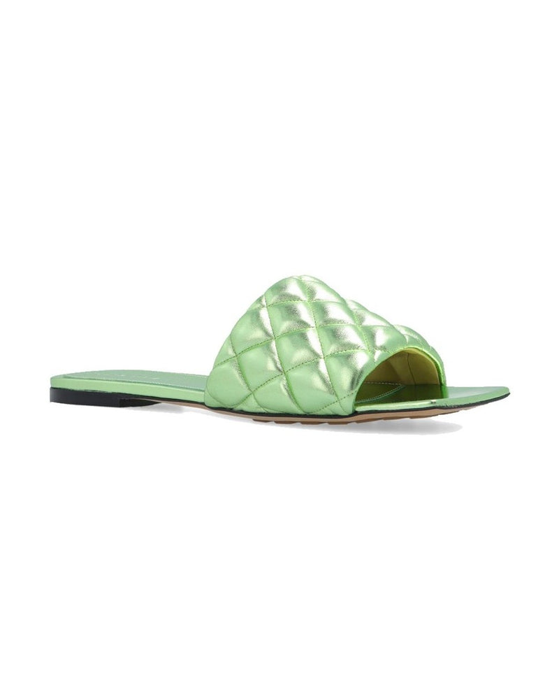 Bottega Veneta Calfskin Flat Sandals Glam Steals