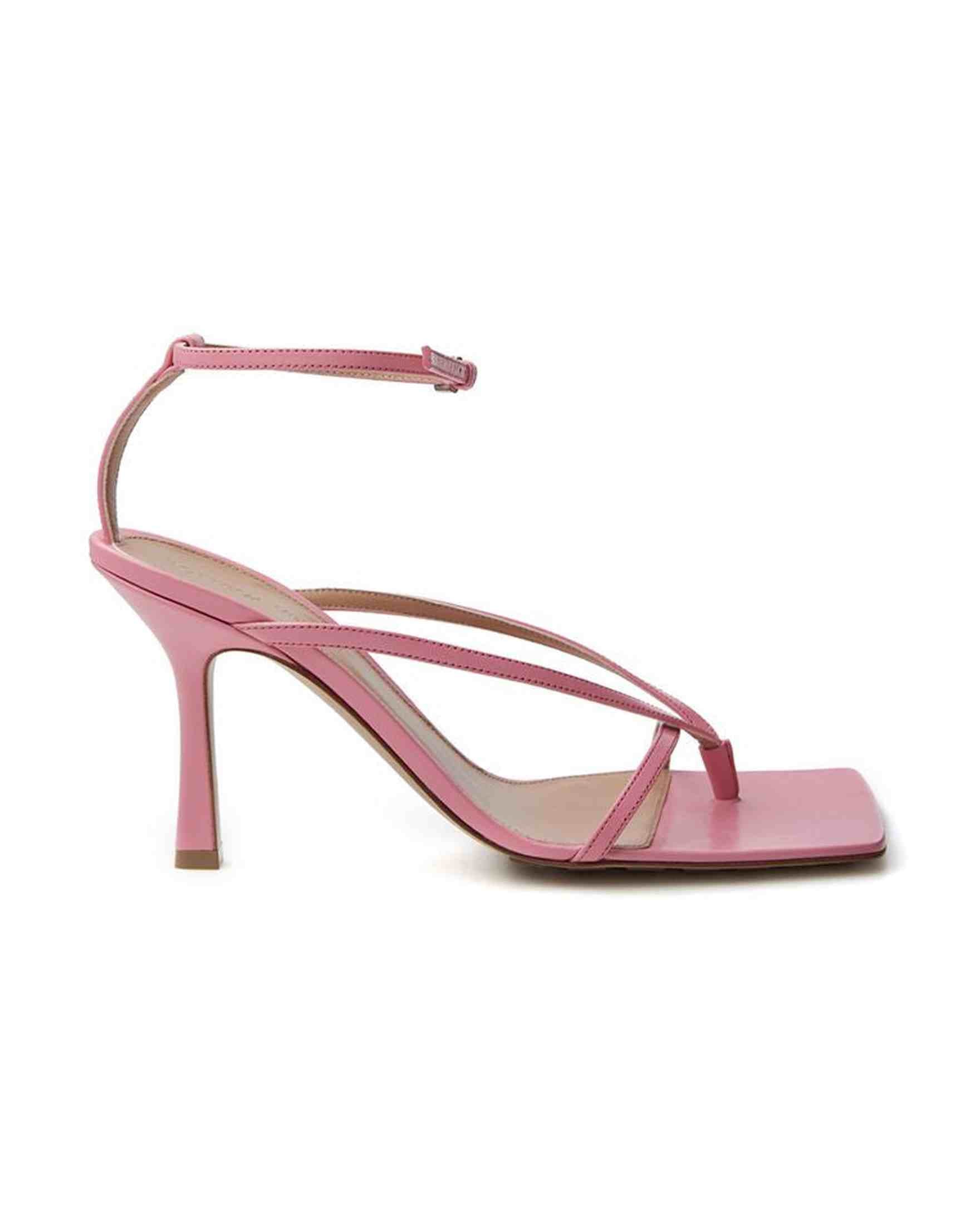 Bottega Veneta Elegant Leather Sandals For Sophisticated Pink Style Glam Steals