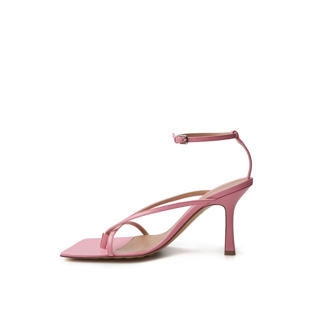 Bottega Veneta Elegant Leather Sandals For Sophisticated Pink Style Glam Steals