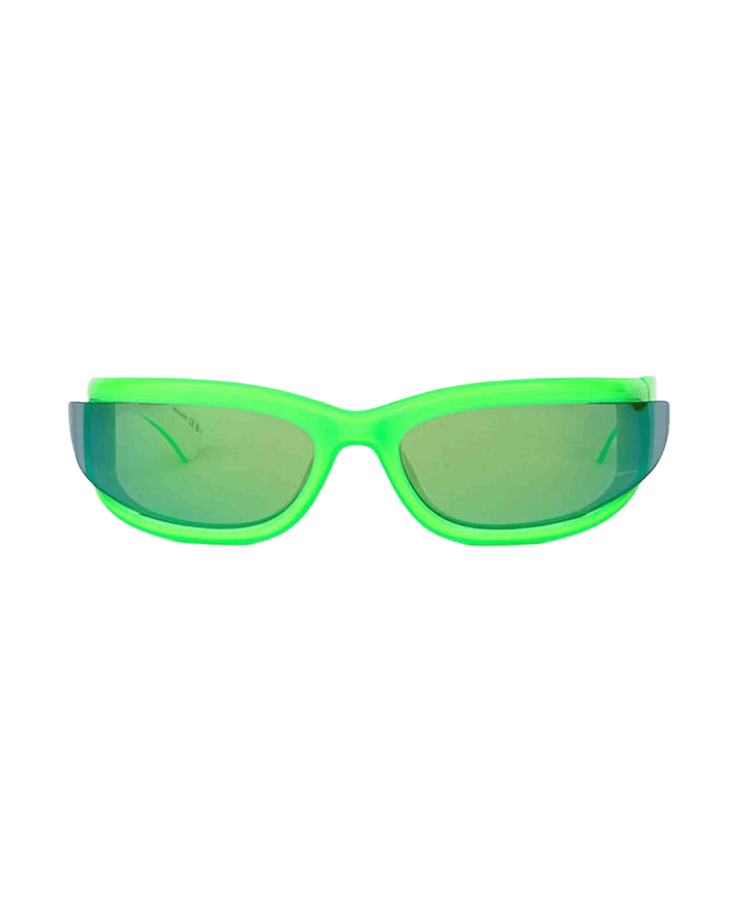 Bottega Veneta Green Acetate Sunglass Glam Steals