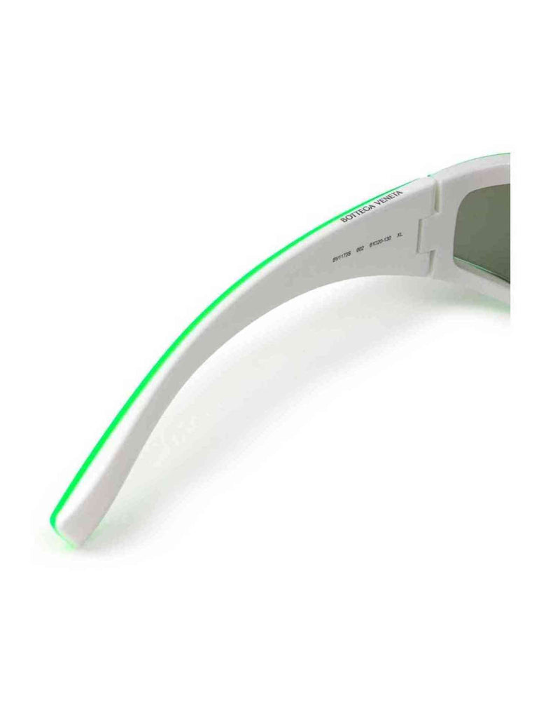 Bottega Veneta Green Acetate Sunglass Glam Steals