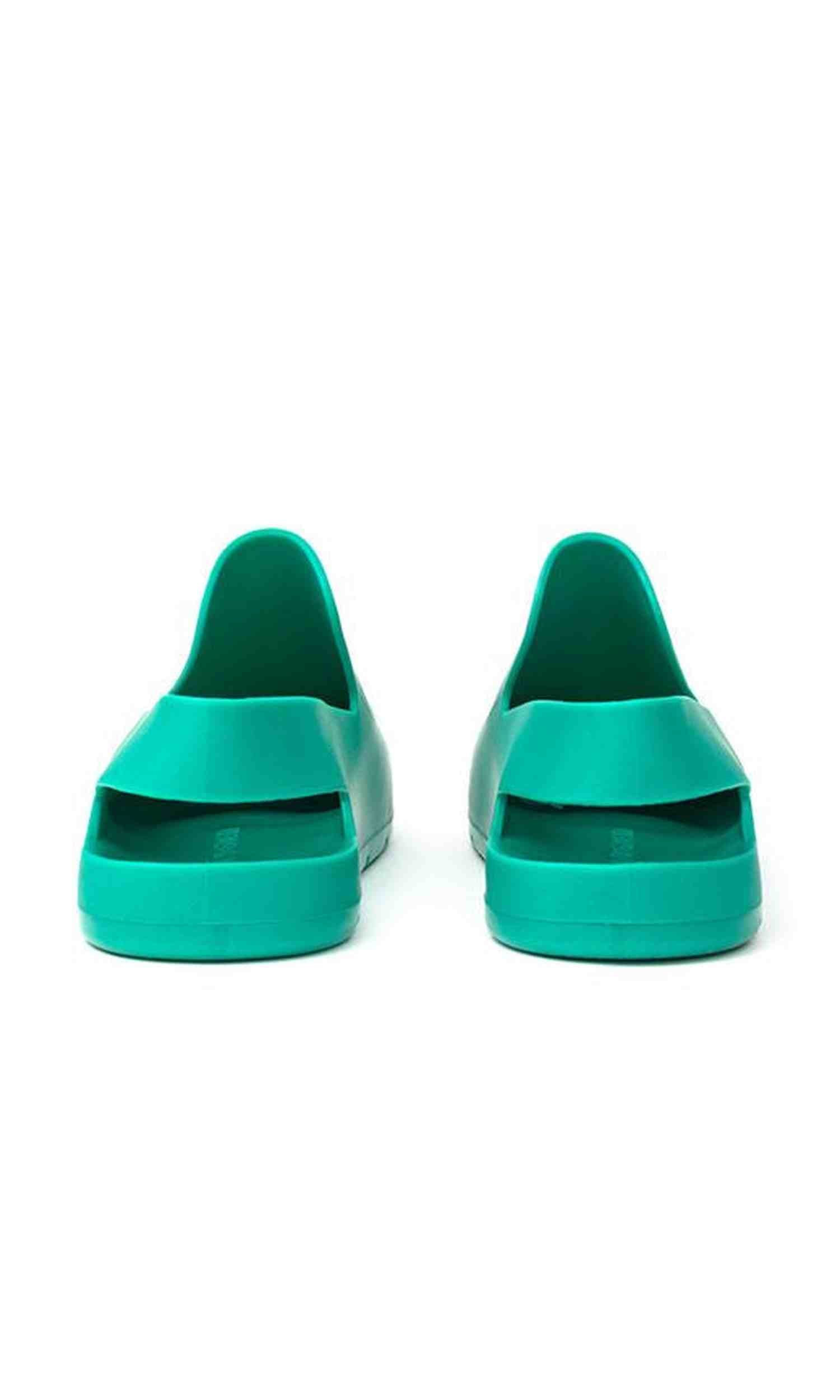 Bottega Veneta Green Cotton Slipper Glam Steals