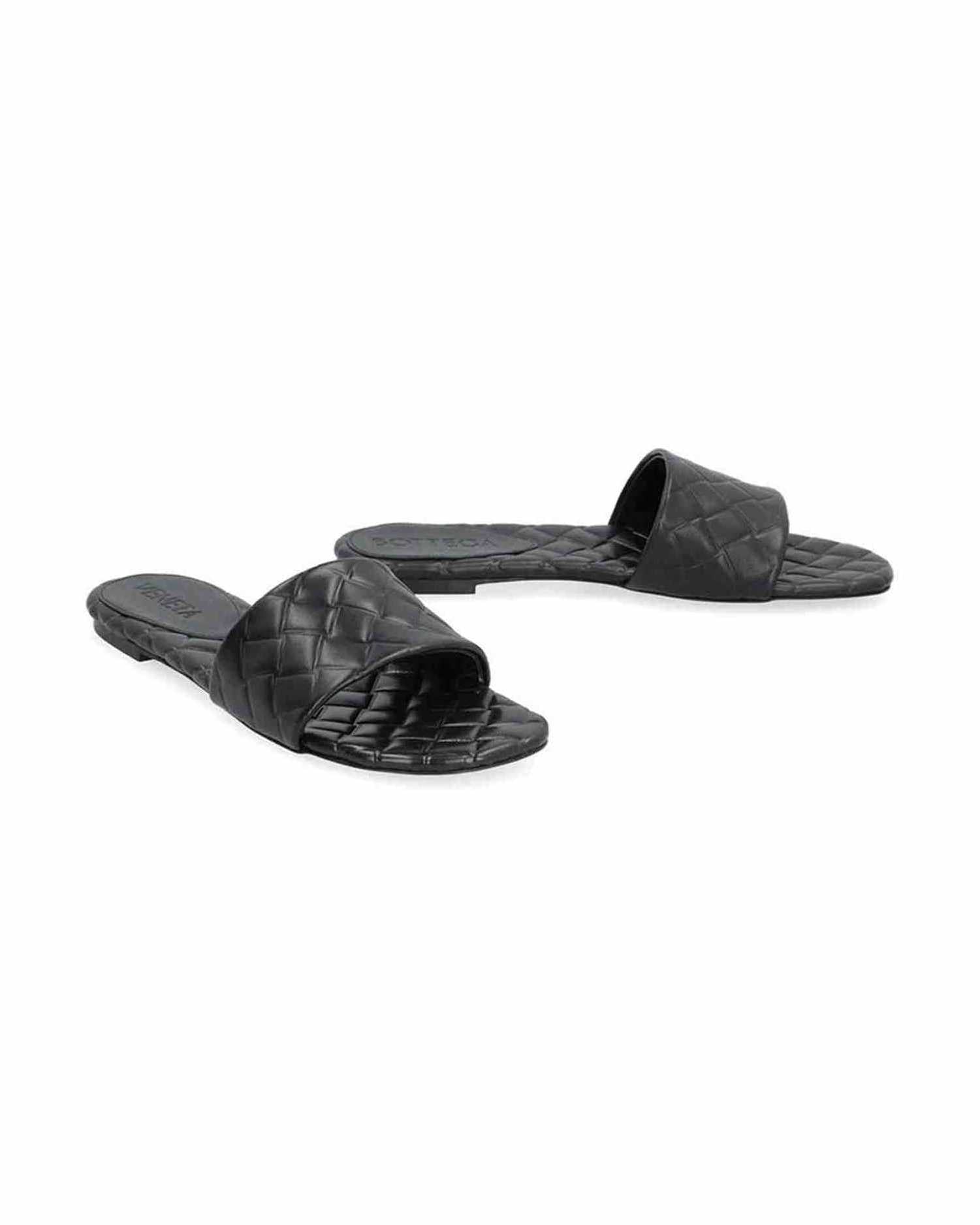 Bottega Veneta Leather Amy Mules Glam Steals