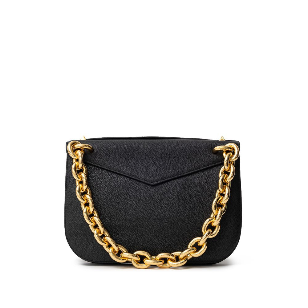 Bottega Veneta Leather Shoulder Black Bag Glam Steals