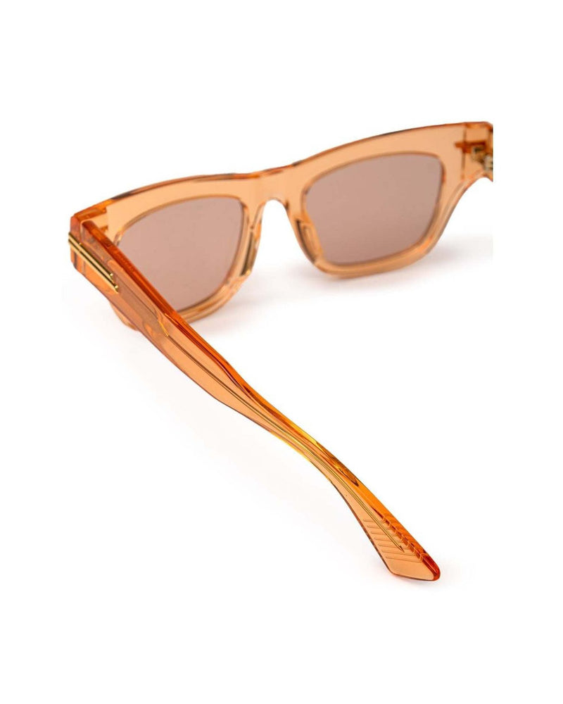 Bottega Veneta Orange Acetate Sunglass Glam Steals