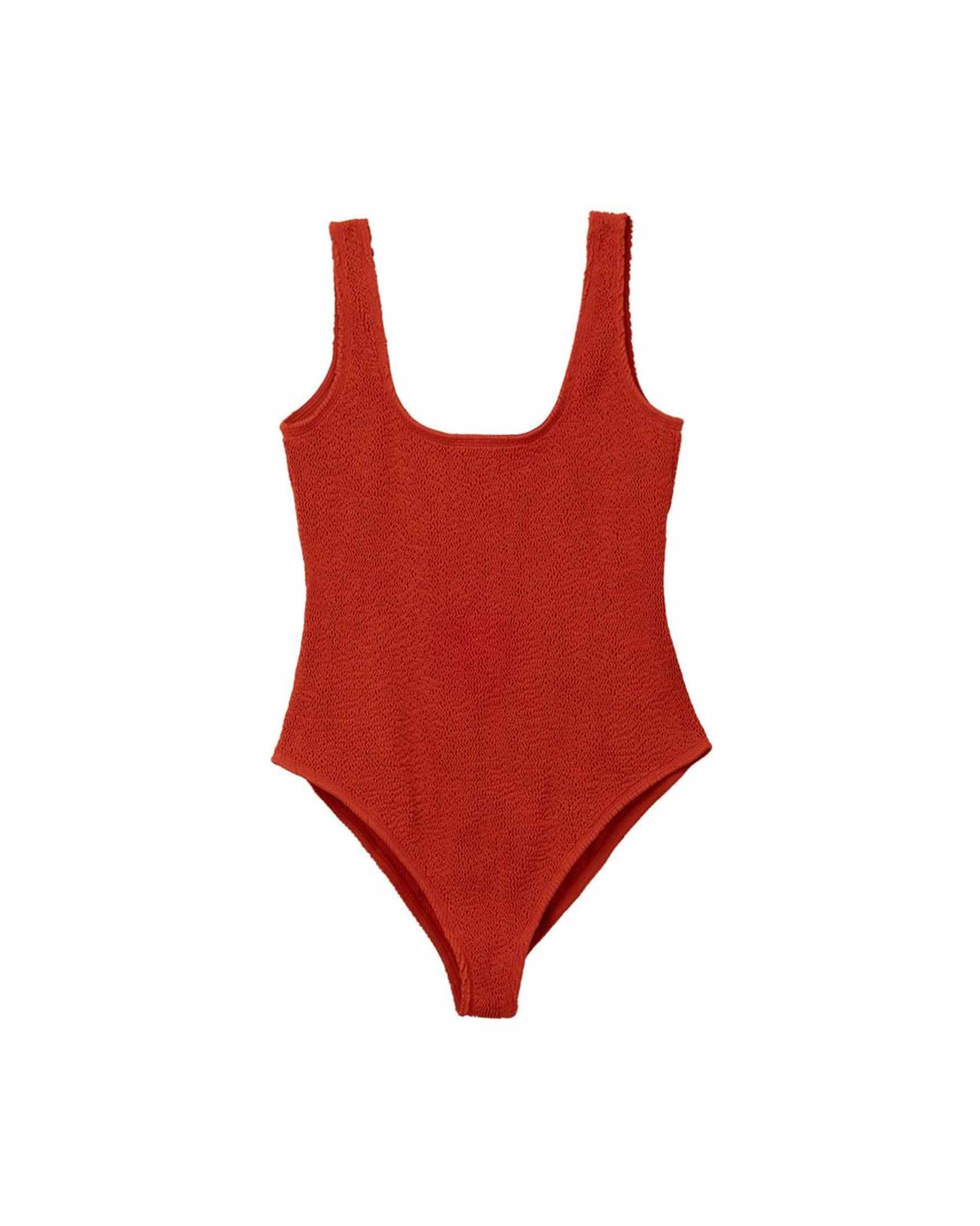 Bottega Veneta Orange Polyamide One Piece Swimsuit Glam Steals