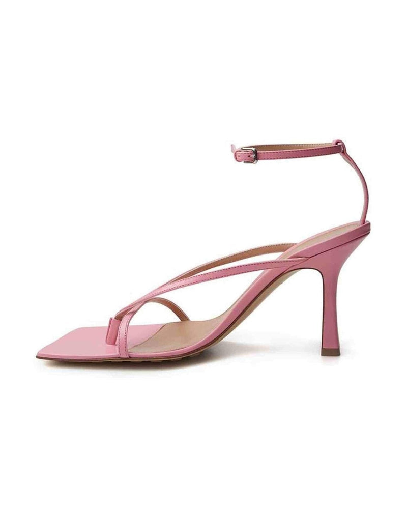 Bottega Veneta Elegant Leather Sandals For Sophisticated Pink Style Glam Steals