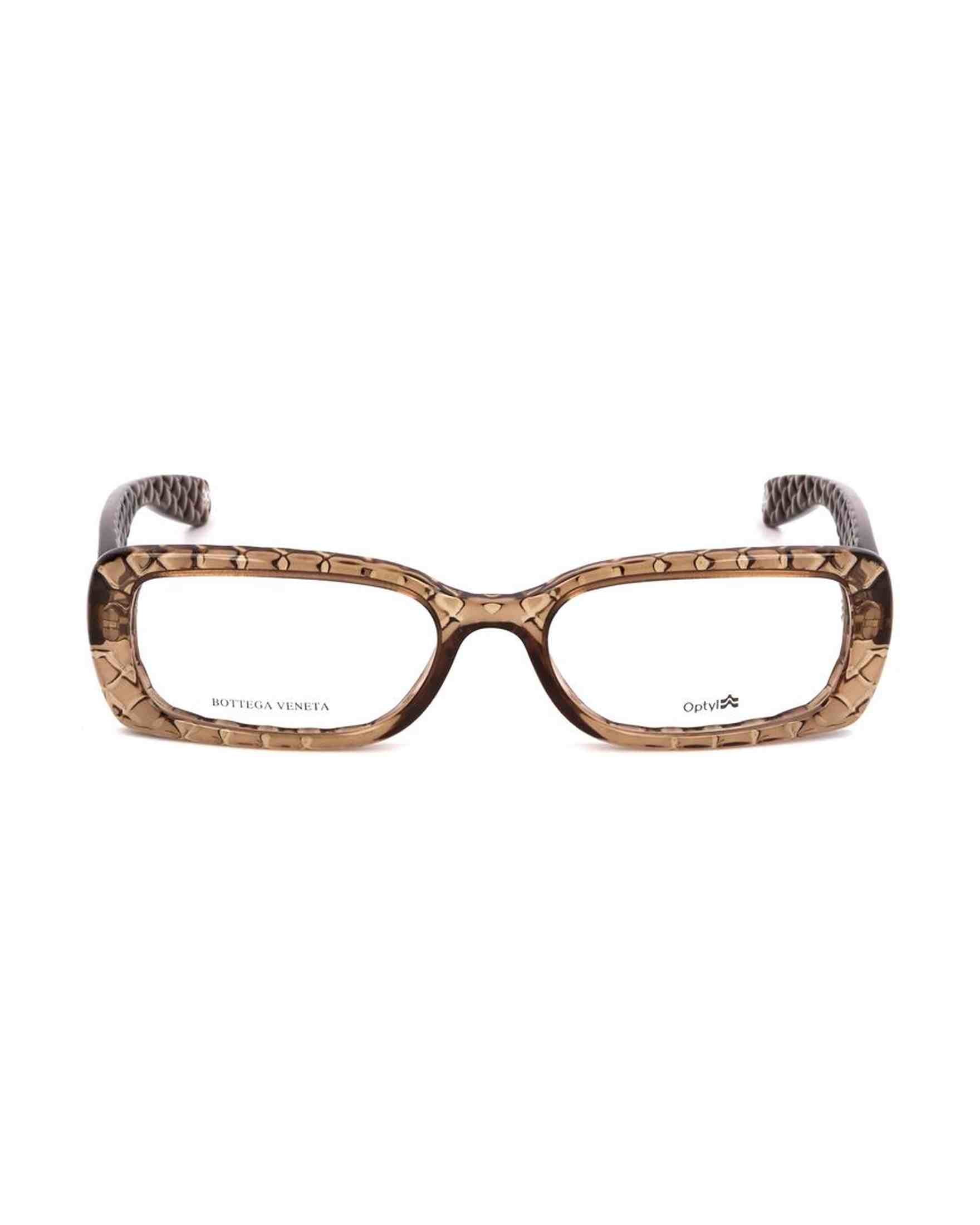 Bottega Veneta Plastic Brown Frame Glam Steals