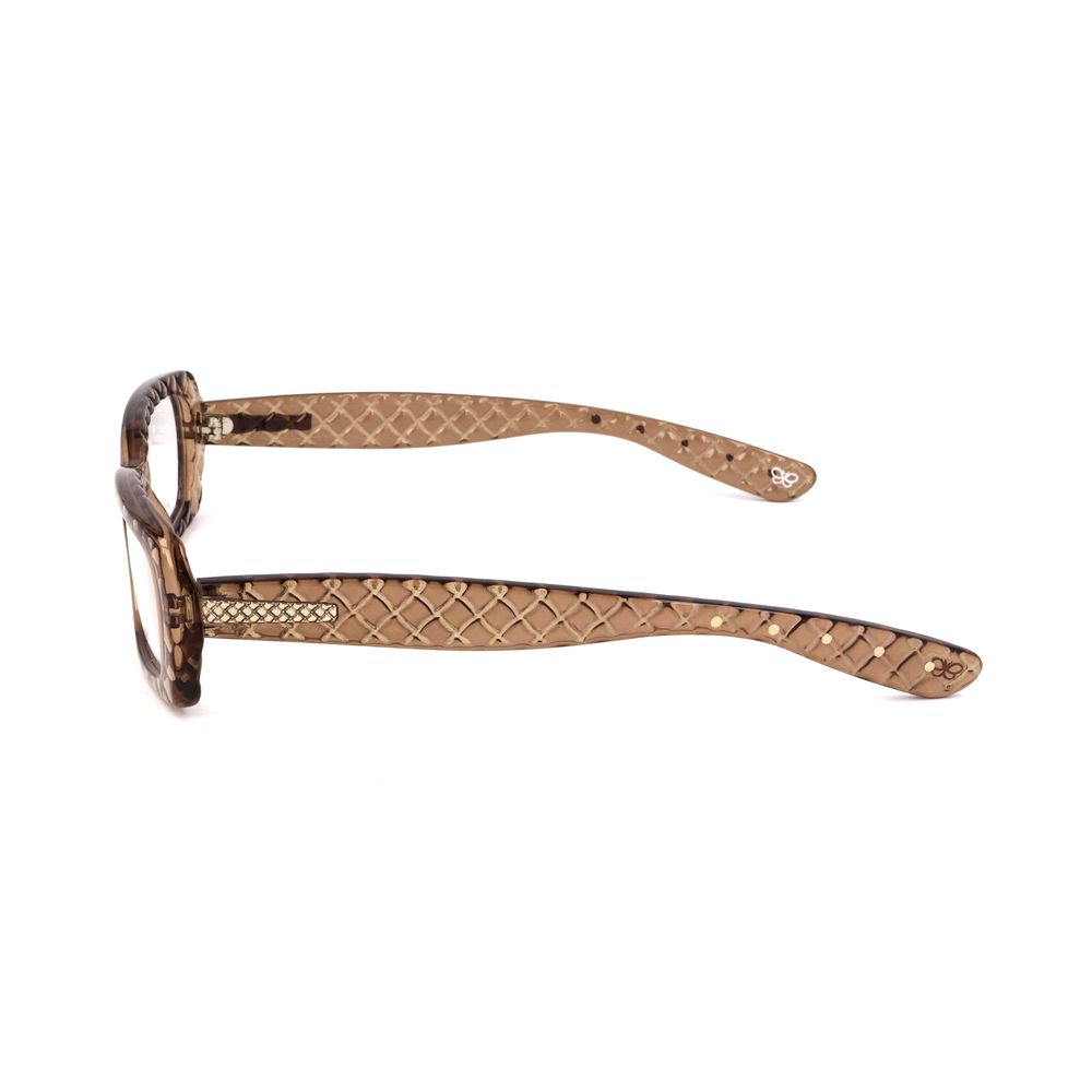 Bottega Veneta Plastic Brown Frame Glam Steals